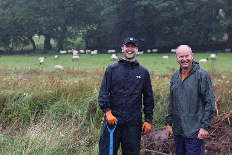 Jack O’Shea, Energy and Decarbonisation Manager at Port of Milford Haven, Peter Howe, Green Infrastructure Officer at Pembrokeshire County Council.